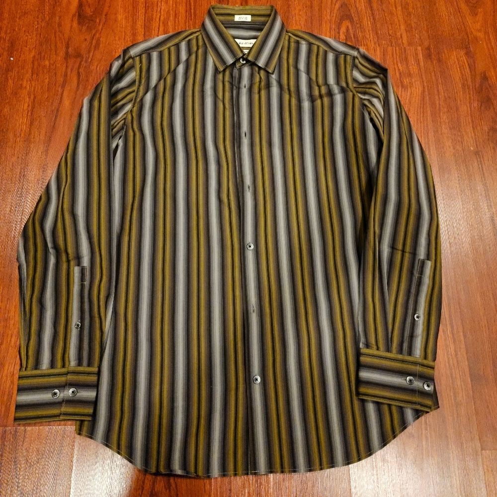 Men's Dress Shirt Small Modern Fit